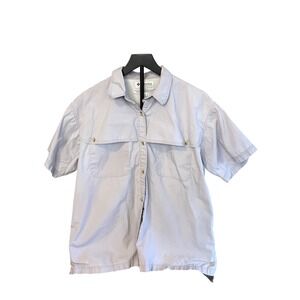 Columbia Sportswear PFG Fishing Shirt Mens XL Light Purple Vented Back